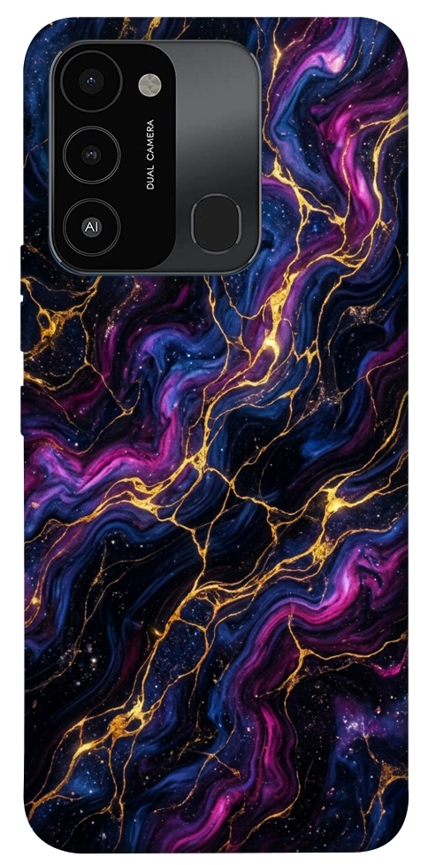 Чохол Purple space marble для TECNO Spark 8C