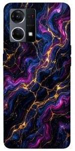 Чехол Purple space marble для Oppo Reno 7 4G