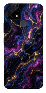 Чохол Purple space marble для Realme C21Y