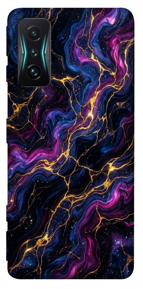 Чехол Purple space marble для Xiaomi Redmi K50 Gaming