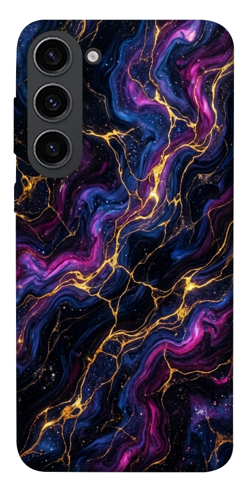 Чехол Purple space marble для Galaxy S23