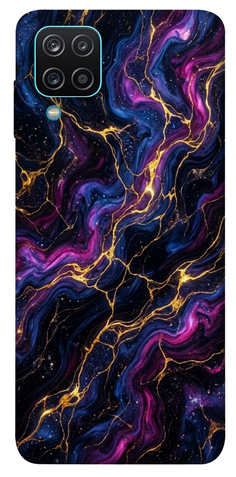 Чехол Purple space marble для Galaxy M12