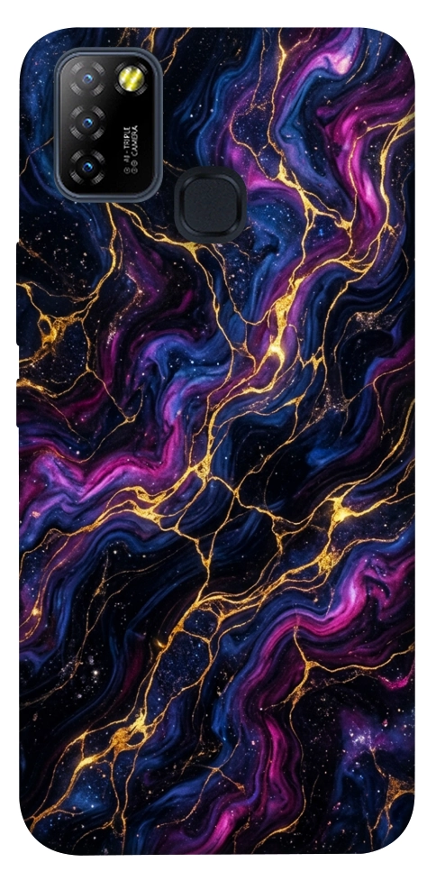 Чехол Purple space marble для Infinix Hot 10 Lite