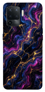 Чехол Purple space marble для Oppo Reno 5 Lite