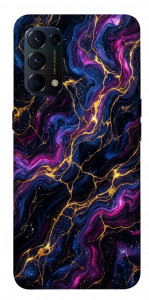 Чохол Purple space marble для Oppo Reno 5 4G