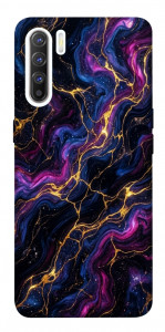 Чохол Purple space marble для Oppo Reno 3
