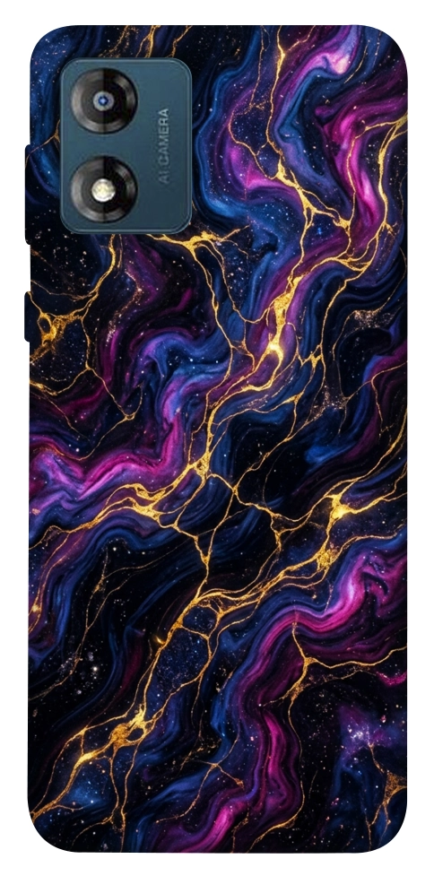 Чехол Purple space marble для Motorola Moto E13