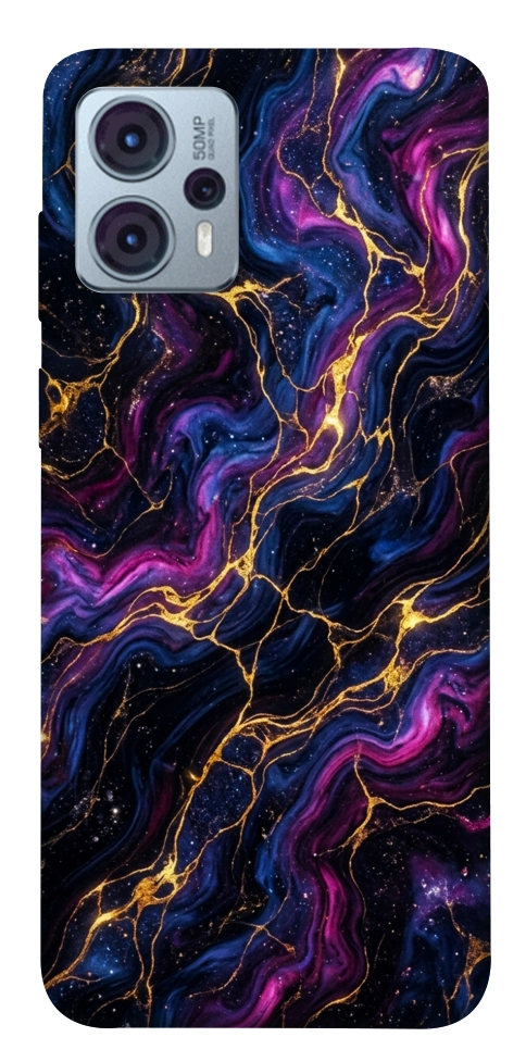 Чехол Purple space marble для Motorola Moto G23