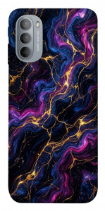 Чохол Purple space marble для Motorola Moto G31