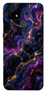 Чехол Purple space marble для Realme C21