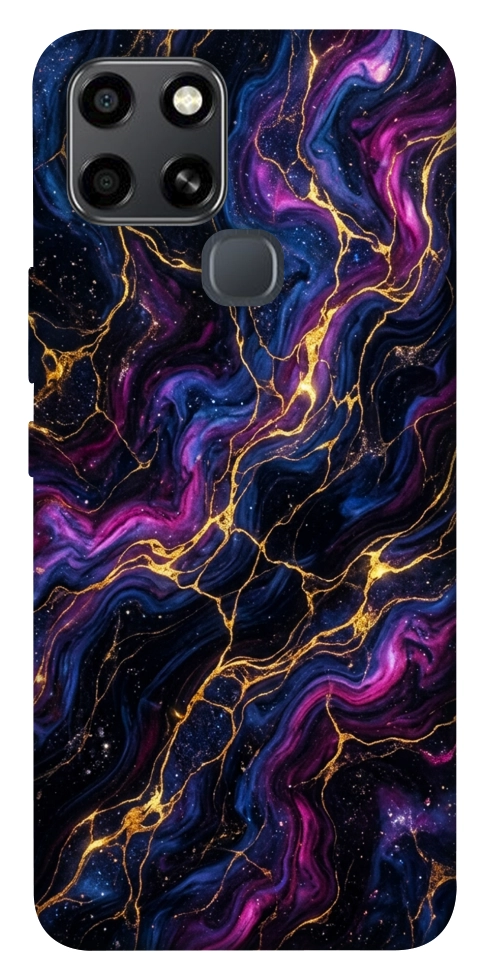 Чехол Purple space marble для Infinix Smart 6