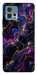 Чехол Purple space marble для Motorola Moto G72