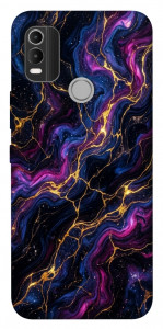 Чохол Purple space marble для Nokia C21 Plus