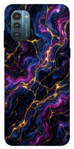 Чехол Purple space marble для Nokia G21