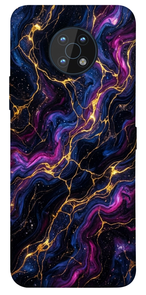 Чехол Purple space marble для Nokia G50