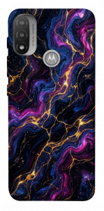 Чехол Purple space marble для Motorola Moto E20