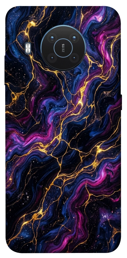 Чехол Purple space marble для Nokia X20