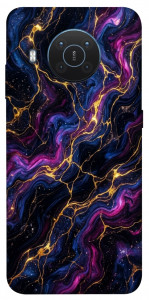 Чехол Purple space marble для Nokia X20