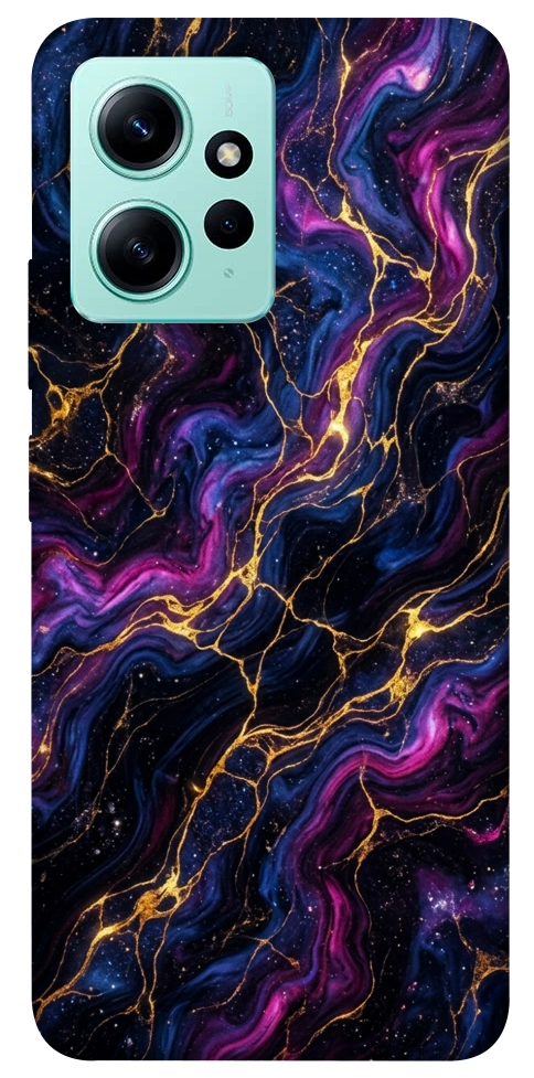 Чохол Purple space marble для Xiaomi Redmi Note 12 4G