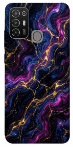 Чохол Purple space marble для ZTE Blade A52