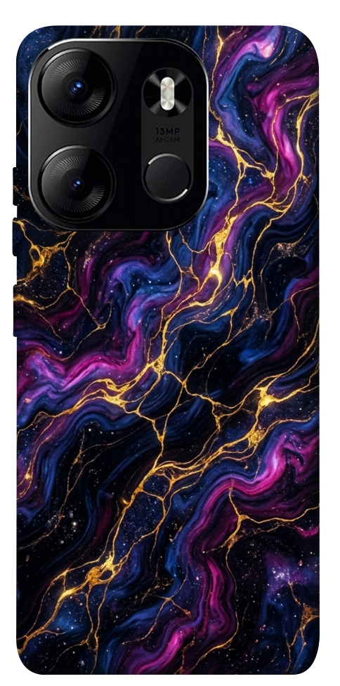 Чохол Purple space marble для Tecno Spark Go 2023