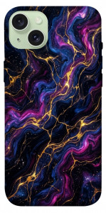 Чехол Purple space marble для iPhone 15 Plus