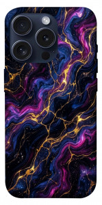 Чехол Purple space marble для iPhone 15 Pro