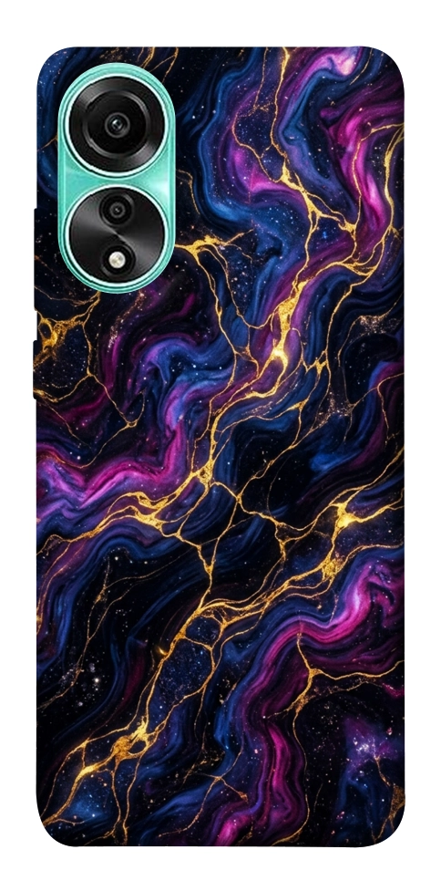 Чохол Purple space marble для Oppo A78 4G