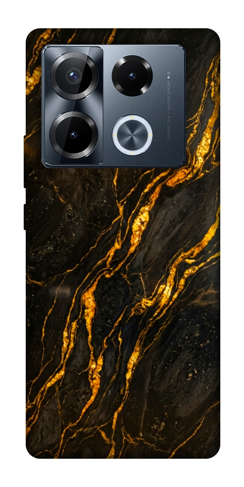 Чехол Black gold для Infinix Note 40 Pro 4G