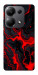 Чехол Black red marble для Xiaomi Redmi Note 13 Pro 5G
