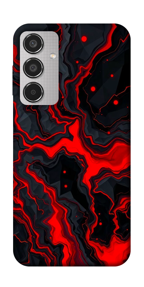 Чехол Black red marble для Galaxy M35 5G