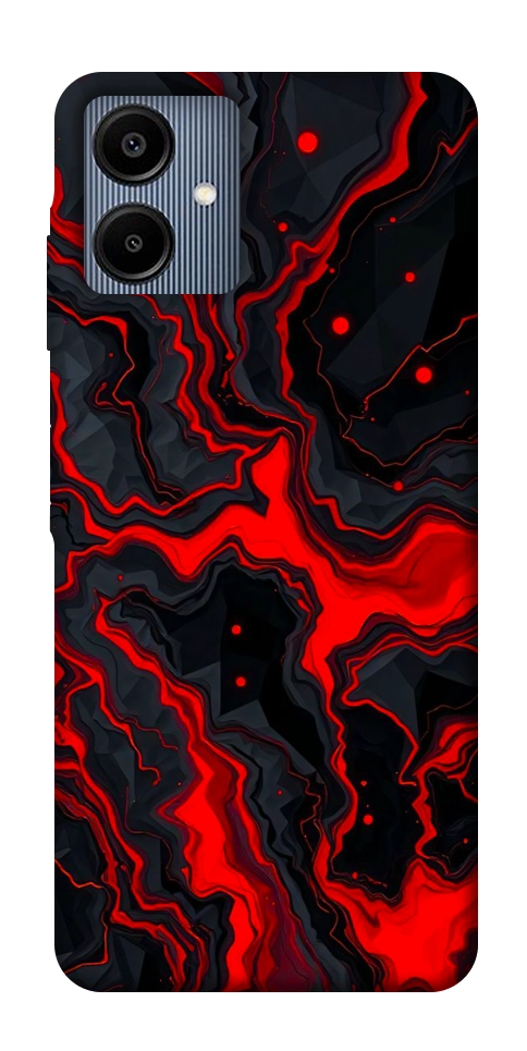 Чехол Black red marble для Galaxy A06