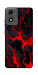 Чехол Black red marble для Motorola Moto E14