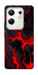 Чехол Black red marble для Infinix Zero 30 4G