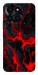Чехол Black red marble для Huawei Honor X6a