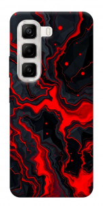 Чохол Black red marble для Infinix Hot 50 4G