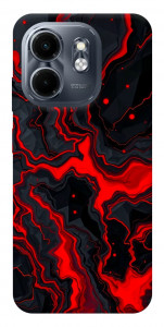 Чехол Black red marble для Infinix Smart 9 4G