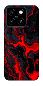 Чехол Black red marble для ZTE Blade A55 4G