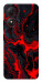 Чехол Black red marble для ZTE Blade A34 4G