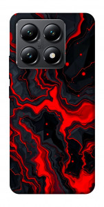Чохол Black red marble для Xiaomi 14T