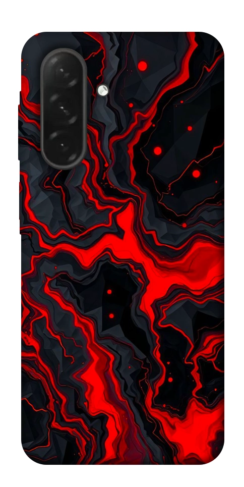 Чехол Black red marble для Galaxy A26 5G