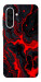 Чехол Black red marble для Galaxy A56 5G