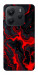 Чохол Black red marble для Xiaomi Redmi Note 14 5G