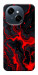 Чехол Black red marble для TECNO Spark Go 1 (KL4)