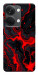 Чехол Black red marble для OnePlus Nord 3