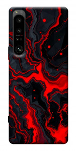 Чехол Black red marble для Sony Xperia 1 IV