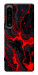 Чохол Black red marble для Sony Xperia 1 IV