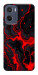 Чехол Black red marble для Motorola Moto E15