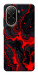 Чехол Black red marble для Xiaomi Poco C71