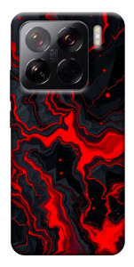 Чехол Black red marble для Xiaomi 15 Pro